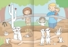 Buchcover und Innenansicht für das Buch: Mein großes buntes Malbuch - Zoo