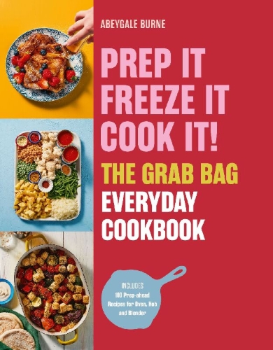 Buchcover und Innenansicht für das Buch: Prep it, Freeze it, Cook it!