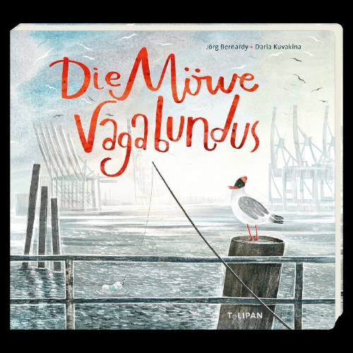 Buchcover und Innenansicht für das Buch: Die Möwe Vagabundus