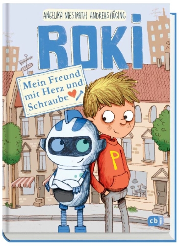 Buchcover und Innenansicht für das Buch: ROKI - Mein Freund mit Herz und Schraube