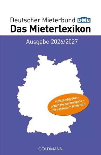 Buchcover und Innenansicht für das Buch: Das Mieterlexikon - Ausgabe 2026/2027