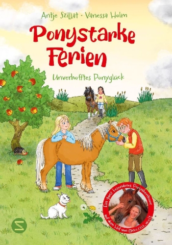 Buchcover und Innenansicht für das Buch: Ponystarke Ferien. Unverhofftes Ponyglück (Band 2)