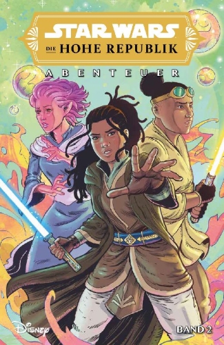 Buchcover und Innenansicht für das Buch: US-Star Wars: The High Republic Adventures Free Comic Book Day 2021; Star Wars: The High Republic Adventures #6-#8; Star Wars: The High Republic Adventures Annual 2021