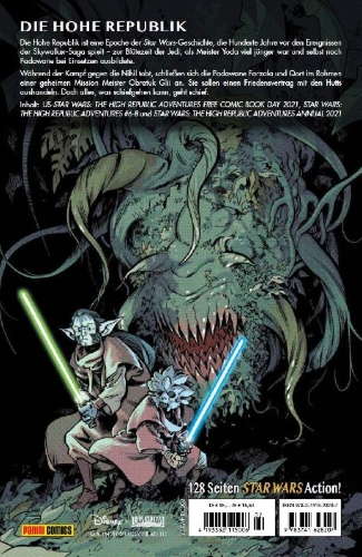 Buchcover und Innenansicht für das Buch: US-Star Wars: The High Republic Adventures Free Comic Book Day 2021; Star Wars: The High Republic Adventures #6-#8; Star Wars: The High Republic Adventures Annual 2021