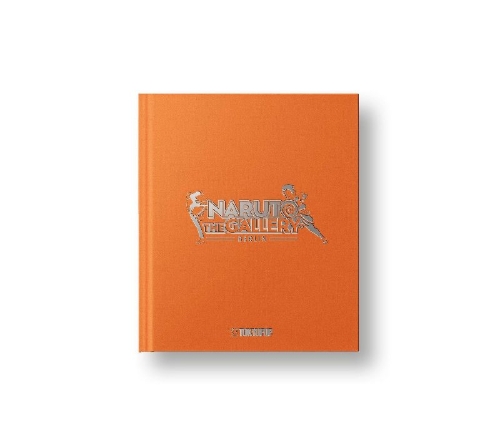 Buchcover und Innenansicht für das Buch: NARUTO THE GALLERY: Official Collector's Exhibition Book