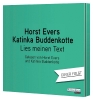 Buchcover und Innenansicht für das Buch: Lies meinen Text