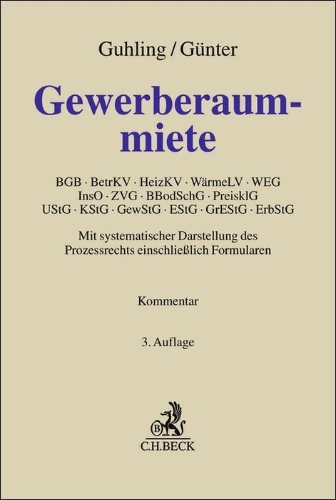 Buchcover und Innenansicht für das Buch: Gewerberaummiete