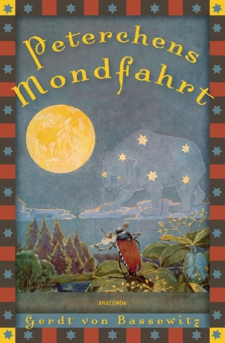 Buchcover und Innenansicht für das Buch: Peterchens Mondfahrt