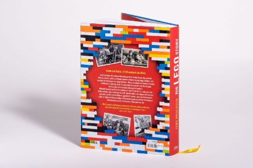 Buchcover und Innenansicht für das Buch: Et liv med LEGO. En slægtshistorie