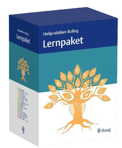 Buchcover und Innenansicht für das Buch: Heilpraktiker-Kolleg - Lernpaket