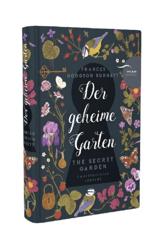Buchcover und Innenansicht für das Buch: Der geheime Garten / The Secret Garden