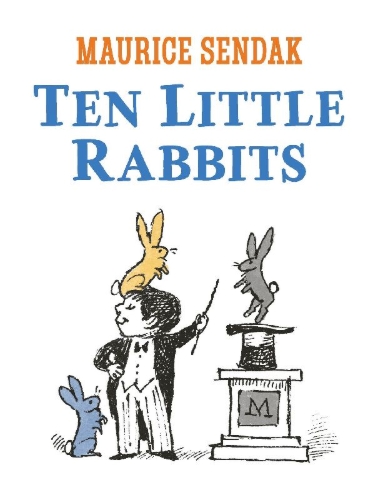 Buchcover und Innenansicht für das Buch: Ten Little Rabbits