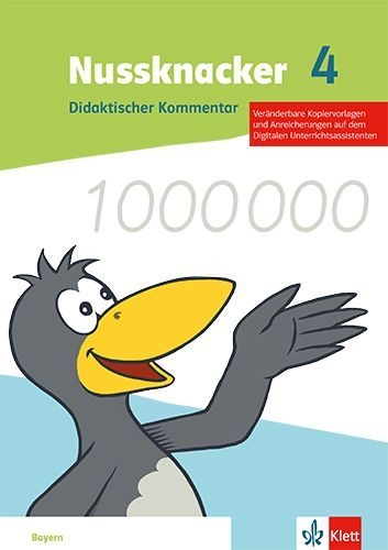 Buchcover und Innenansicht für das Buch: Nussknacker 4. Ausgabe Bayern. Didaktischer Kommentar mit Beileger