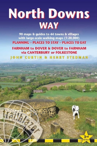 Buchcover und Innenansicht für das Buch: North Downs Way