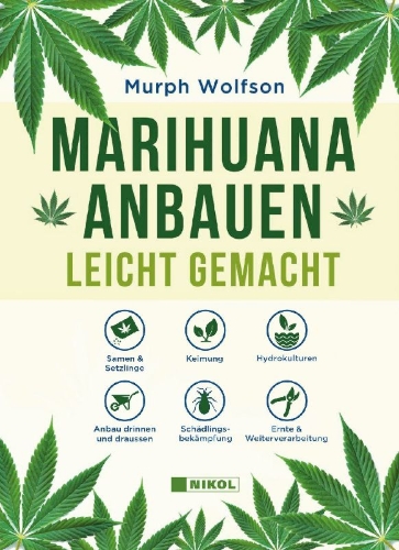 Buchcover und Innenansicht für das Buch: Marihuana anbauen