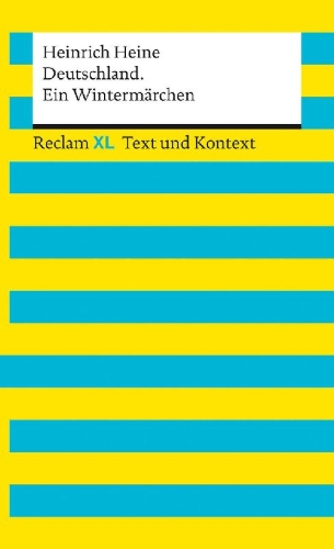 Buchcover und Innenansicht für das Buch: Deutschland. Ein Wintermärchen. Textausgabe mit Kommentar und Materialien