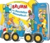 Buchcover und Innenansicht für das Buch: BRUMM, Mein Baustellen-Wimmelbuch