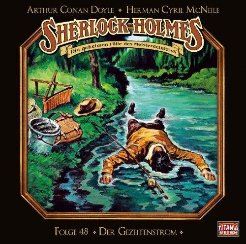 Buchcover und Innenansicht für das Buch: Sherlock Holmes - Folge 48. Der Gezeitenstrom