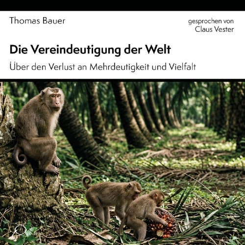 Buchcover und Innenansicht für das Buch: Die Vereindeutigung der Welt