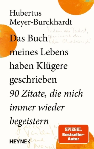 Buchcover und Innenansicht für das Buch: Das Buch meines Lebens haben Klügere geschrieben
