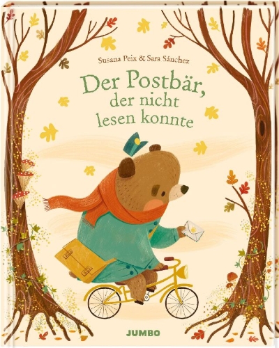 Buchcover und Innenansicht für das Buch: Der Postbär, der nicht lesen konnte