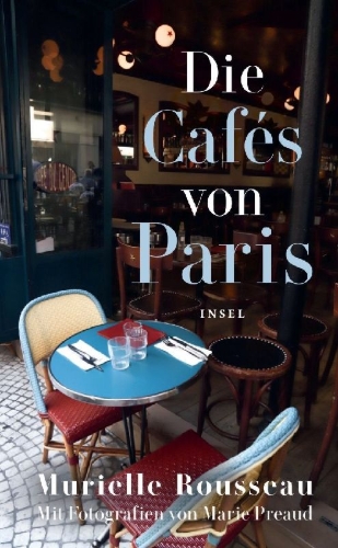 Buchcover und Innenansicht für das Buch: Die Cafés von Paris