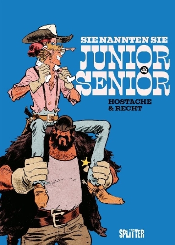 Buchcover und Innenansicht für das Buch: Junior et Senior (on les appellent)