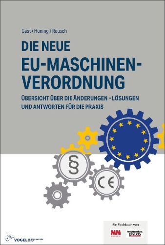 Buchcover und Innenansicht für das Buch: Die neue EU-Maschinenverordnung