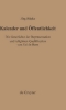 Buchcover und Innenansicht für das Buch: Kalender und Öffentlichkeit