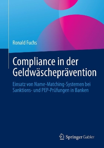 Buchcover und Innenansicht für das Buch: Compliance in der Geldwäscheprävention