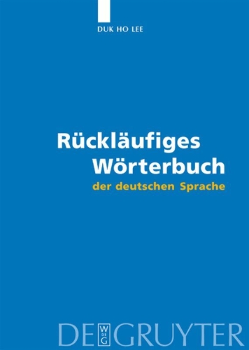 Buchcover und Innenansicht für das Buch: Rückläufiges Wörterbuch der deutschen Sprache
