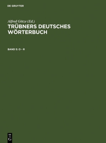 Buchcover und Innenansicht für das Buch: O - R