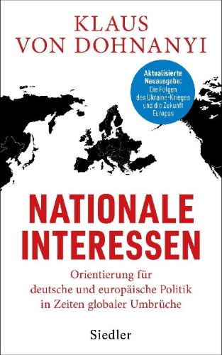 Buchcover und Innenansicht für das Buch: Nationale Interessen