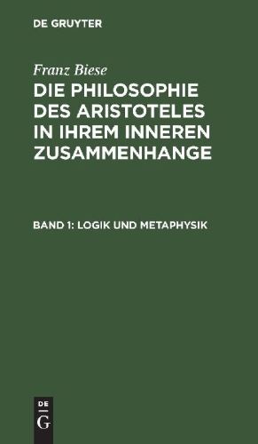 Buchcover und Innenansicht für das Buch: Logik und Metaphysik