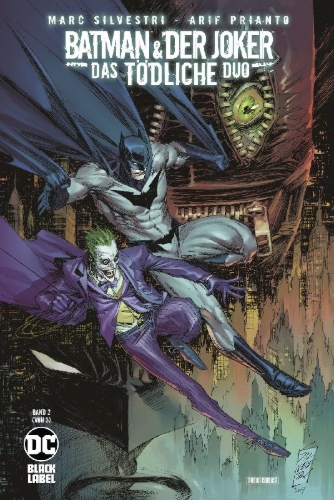 Buchcover und Innenansicht für das Buch: Batman & The Joker: The Deadly Duo