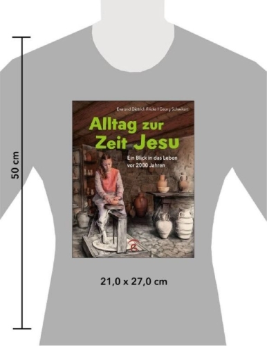 Buchcover und Innenansicht für das Buch: Alltag zur Zeit Jesu