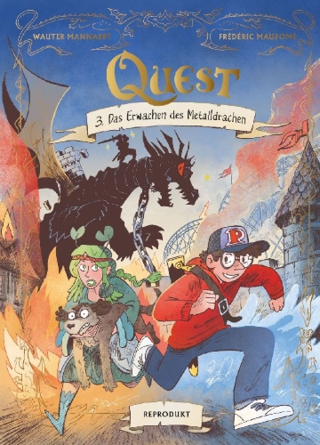 Buchcover und Innenansicht für das Buch: Quest 3