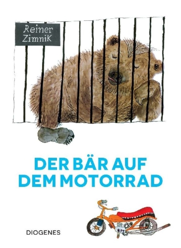 Buchcover und Innenansicht für das Buch: Der Bär auf dem Motorrad