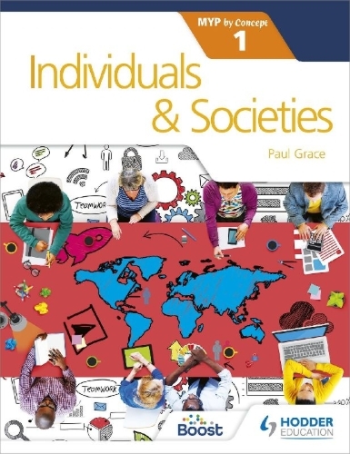 Buchcover und Innenansicht für das Buch: Individuals and Societies for the IB MYP 1