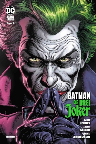 Buchcover und Innenansicht für das Buch: Batman: Three Jokers