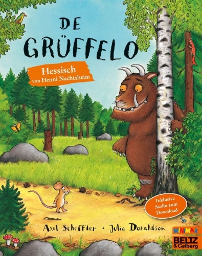 Buchcover und Innenansicht für das Buch: De Grüffelo