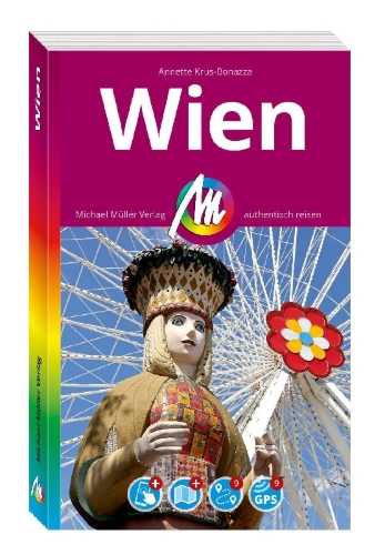 Buchcover und Innenansicht für das Buch: MICHAEL MÜLLER Reiseführer Wien MM-City