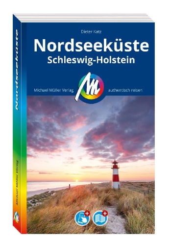 Buchcover und Innenansicht für das Buch: MICHAEL MÜLLER Reiseführer Nordseeküste Schleswig-Holstein