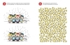 Buchcover und Innenansicht für das Buch: Peanuts Suchrätsel I Finde das, was anders ist!