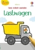 Buchcover und Innenansicht für das Buch: Kleine Kreativ-Werkstatt - Ganz einfach ausmalen: Lastwagen