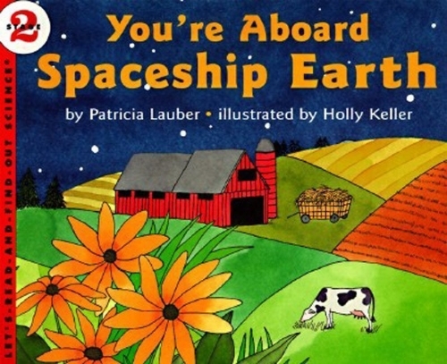 Buchcover und Innenansicht für das Buch: You're Aboard Spaceship Earth