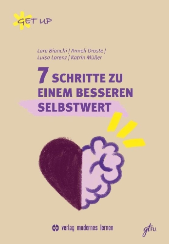 Buchcover und Innenansicht für das Buch: 7 Schritte zu einem besseren Selbstwert