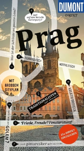 Buchcover und Innenansicht für das Buch: DUMONT direkt Reiseführer Prag