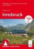 Buchcover und Innenansicht für das Buch: ROTHER Wanderführer Rund um Innsbruck. 54 Touren im Karwendel, in den Tuxer Alpen und im Sellrain