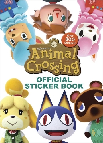 Buchcover und Innenansicht für das Buch: Animal Crossing Official Sticker Book (Nintendo)